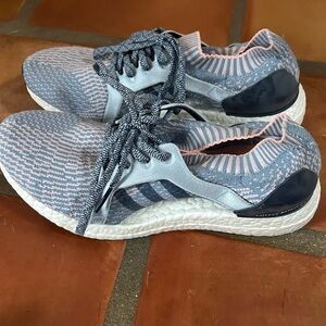 adidas Blue and Pink Athletic Shoes